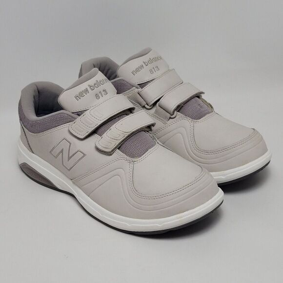 New Balance 813 Rollbar White Grey Hook And Loop Strap Sneakers Shoe Women Sz 11 - Picture 12 of 13